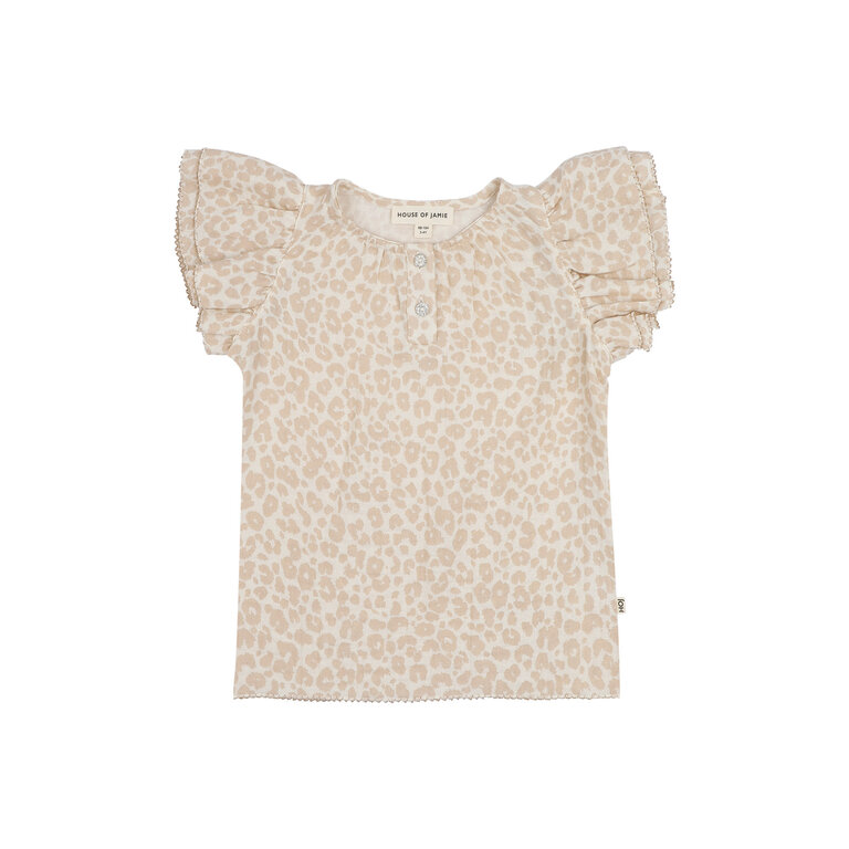 House of Jamie House of jamie - butterfly top leopard