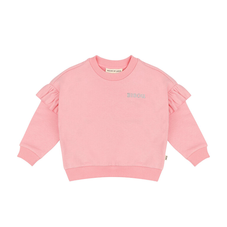 House of Jamie House of jamie - frill sweat poppy peony