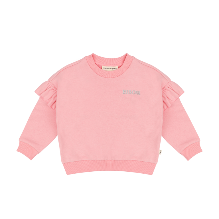 House of Jamie House of jamie - frill sweat poppy peony