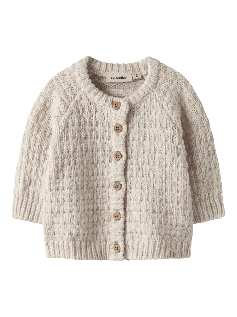 Lil' Atelier Lil Atelier - Bella knit cardigan peach baby