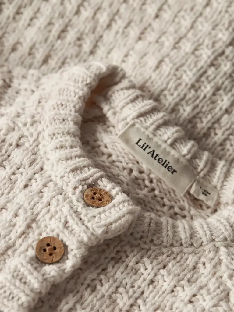 Lil' Atelier Lil Atelier - Bella knit cardigan peach baby