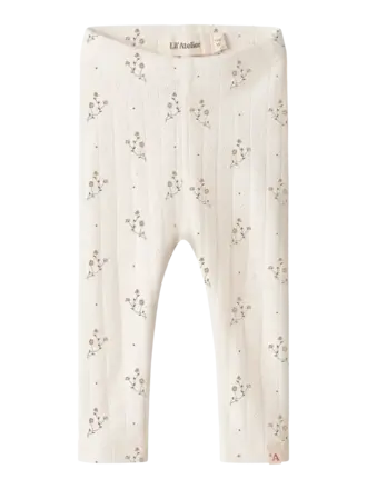 Lil' Atelier Lil atelier - LEGGING Coconut Milk FLOWER