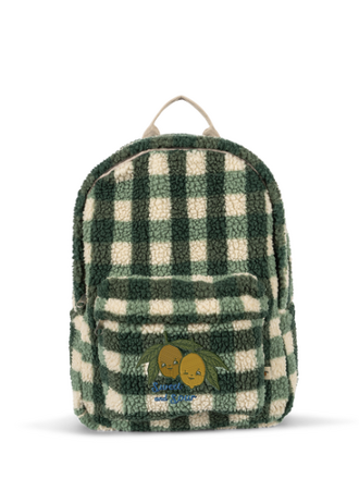 Konges Sløjd Konges slojd - JODY TEDDY BACKPACK GREEN CHECK