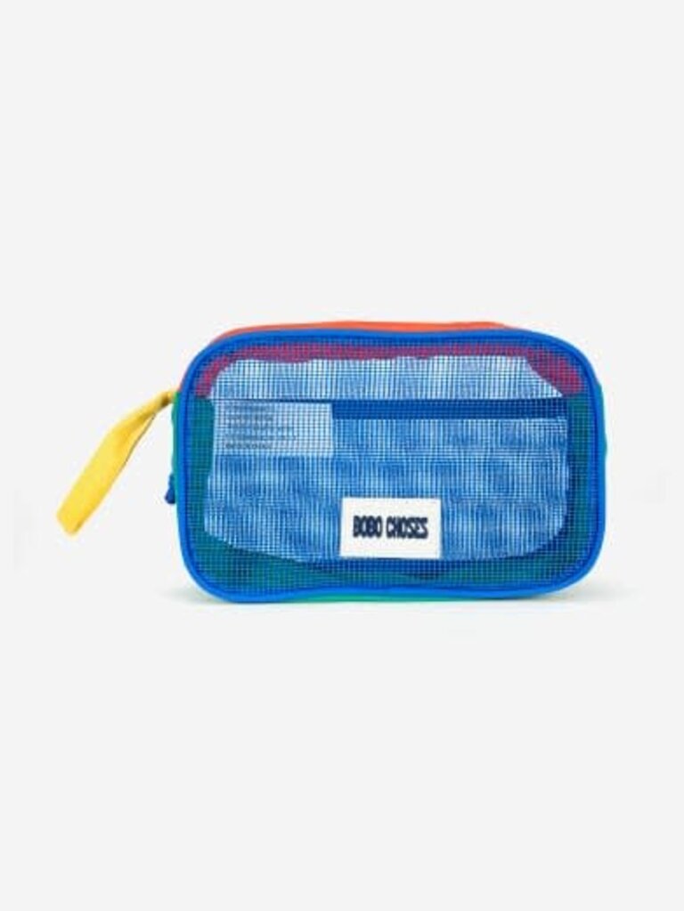 Bobo Choses Bobo Choses color block mesh pouch