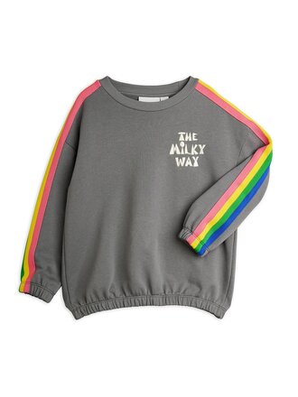 mini rodini Mini Rodini -The milky way rainbow panel sweatshirt