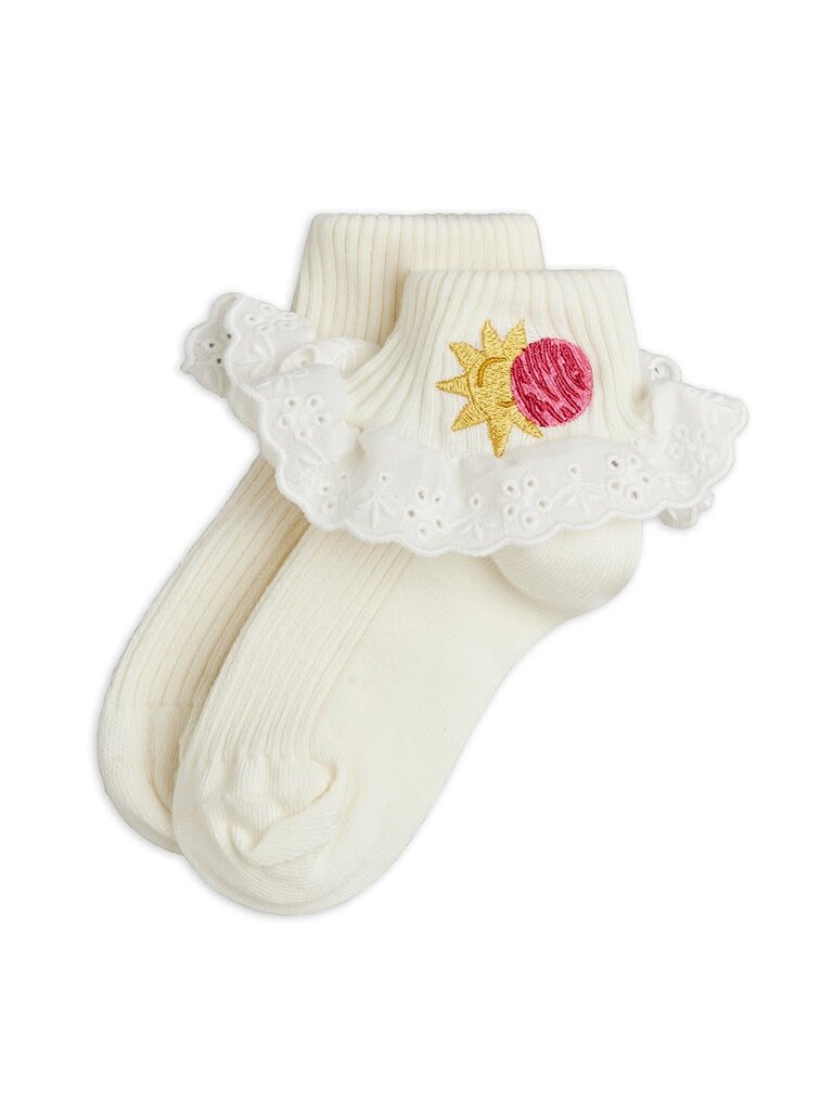 mini rodini Mini rodini -Space lace 1-pack socks
