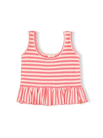 Nixnut Nixnut - Sum top coral stripe