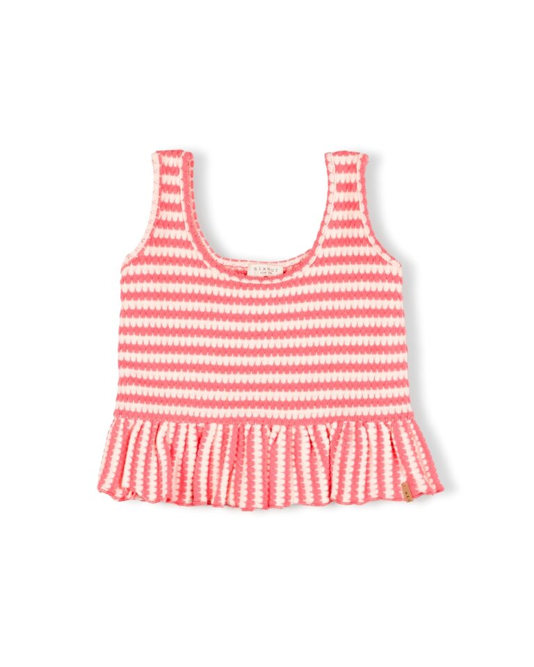 Nixnut Nixnut - Sum top coral stripe