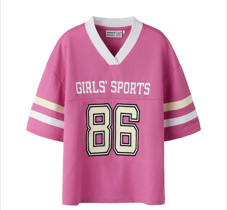 Name It Name it - baseball shirt pink