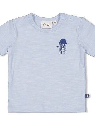 Feetje Feetje - t-shirt blue ocean