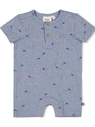 Feetje Feetje - pakje rib AOP blue