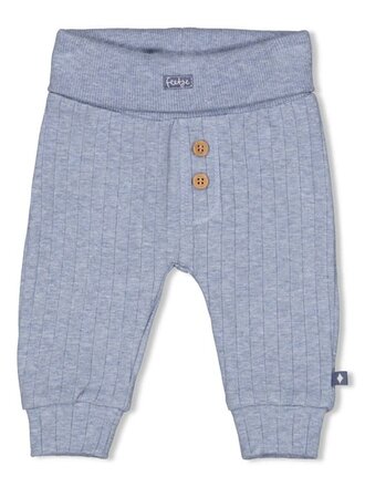 Feetje Feetje - broek rib blue