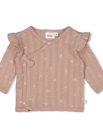 Feetje Feetje - overslag shirt rib flower