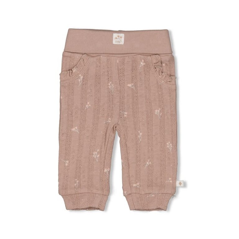 Feetje Feetje - broek AOP flower taupe