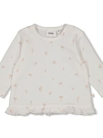 Feetje Feetje - longsleeve offwhite aop flower
