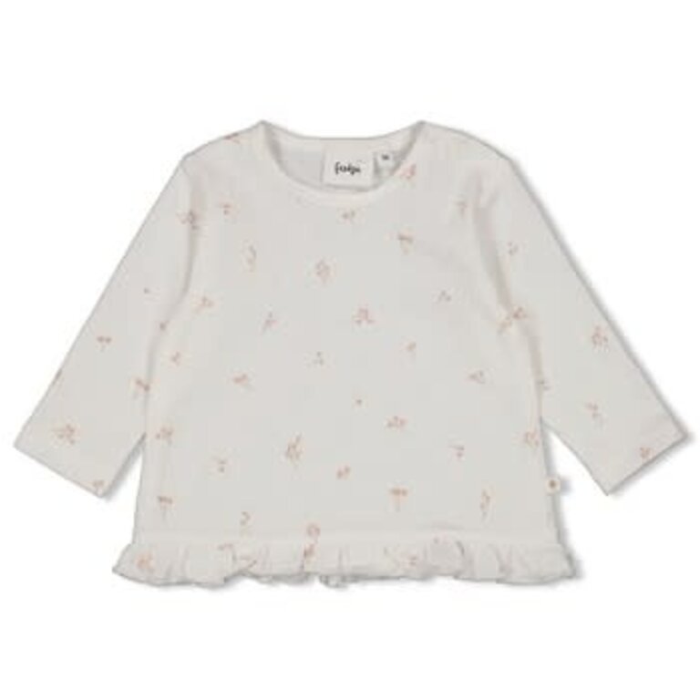 Feetje Feetje - longsleeve offwhite aop flower
