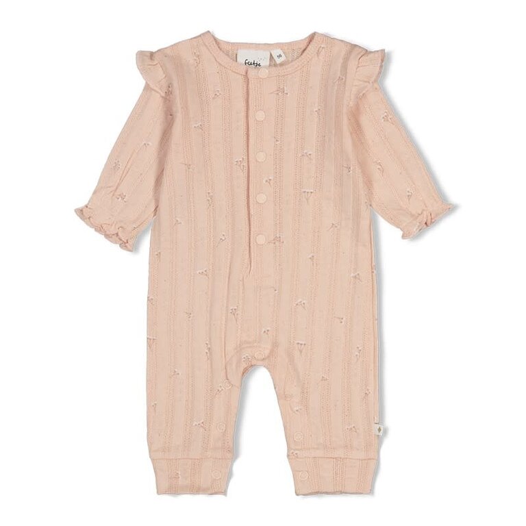 Feetje Feetje - pakje rib aop flower pink