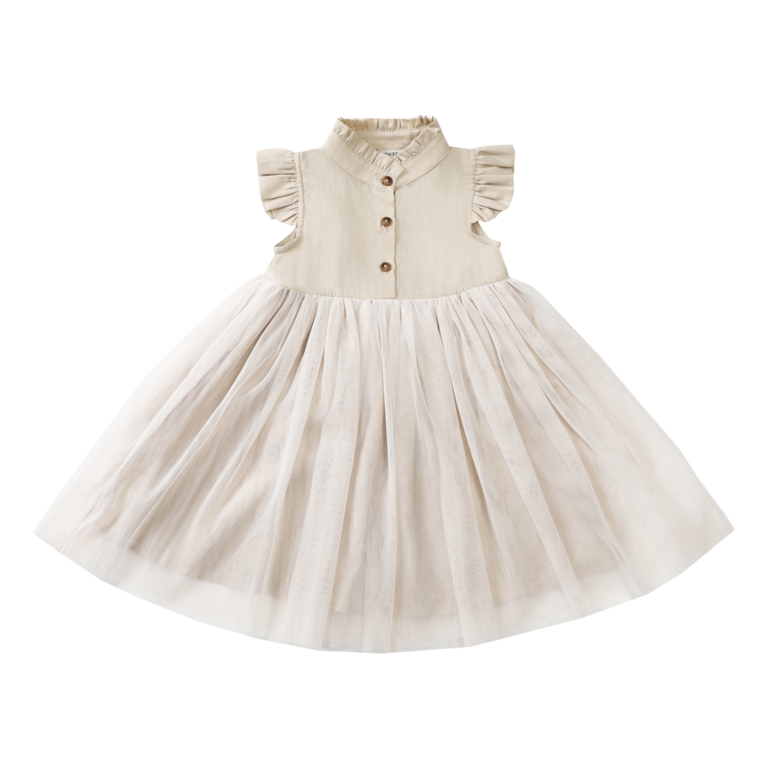 Donsje Amsterdam Donsje - Fleurance dress soft sand