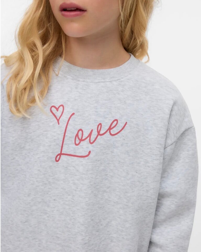 Vero moda girl Vero moda girl - Love sweater grey