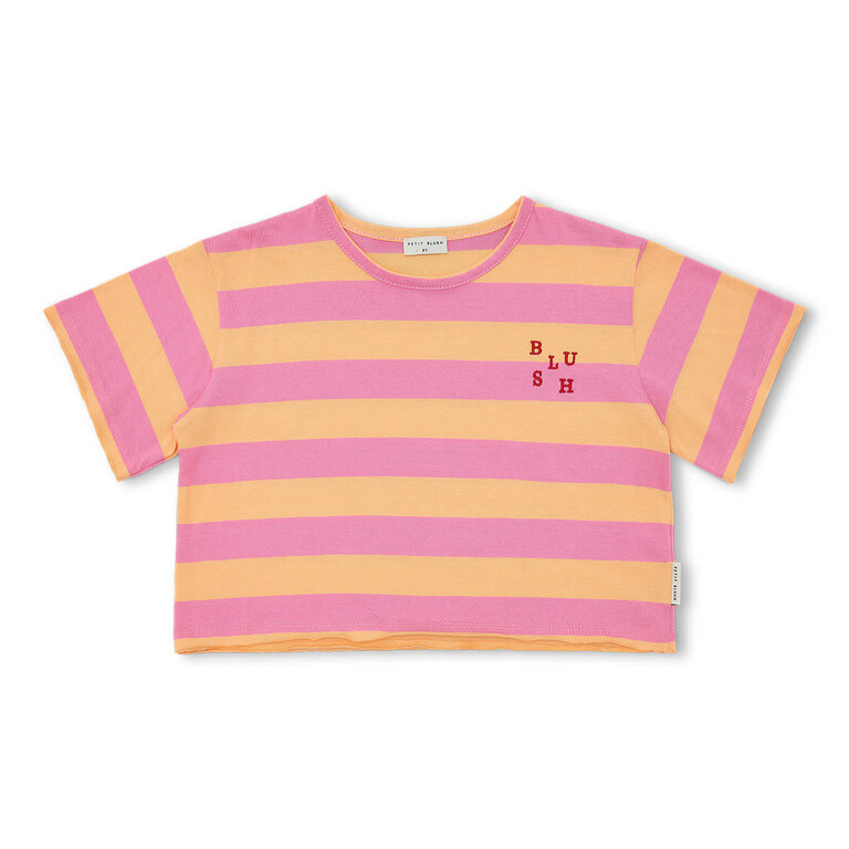 petit blush Petit blush - stripe shirt rose/peach