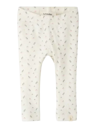 Lil' Atelier Lil atelier Legging Coconut Milk SMALL FLOWER