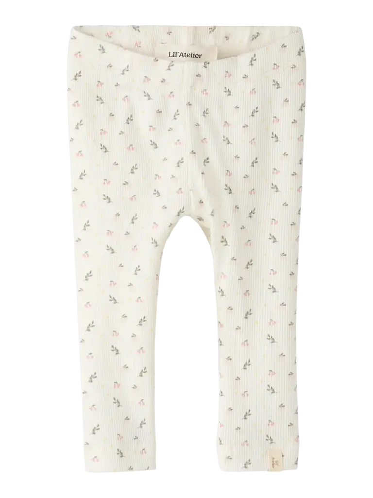 Lil' Atelier Lil atelier Legging Coconut Milk SMALL FLOWER