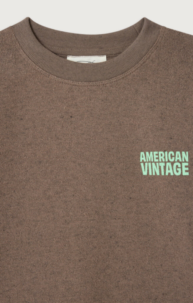 American vintage American vintage -  Evona Shirt MARRON SURTEINT brown