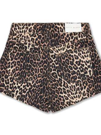 petit blush petit blush - jeans short leopard