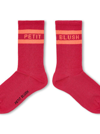 petit blush petit blush - sportsock raspberry orange