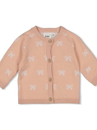 Feetje Feetje - vestje gebreid strikjes