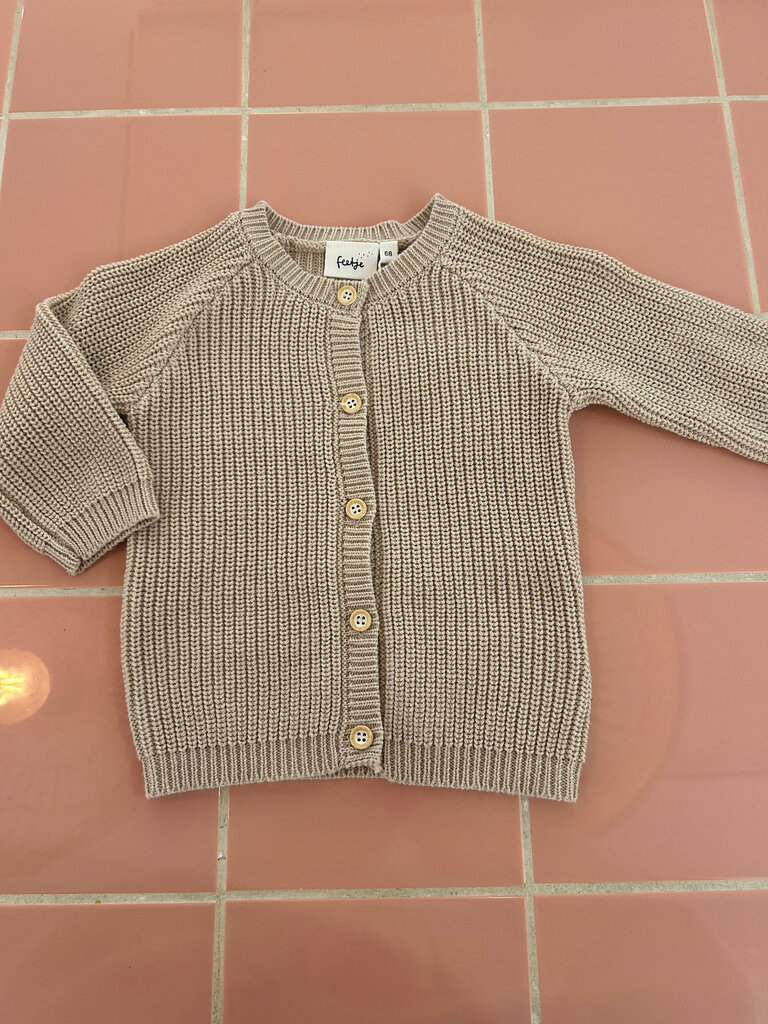 Feetje Feetje - gebreid vestje bruin