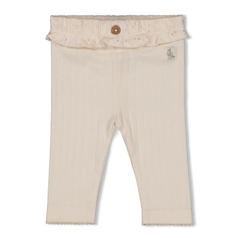 Feetje Feetje - legging offwhite rib