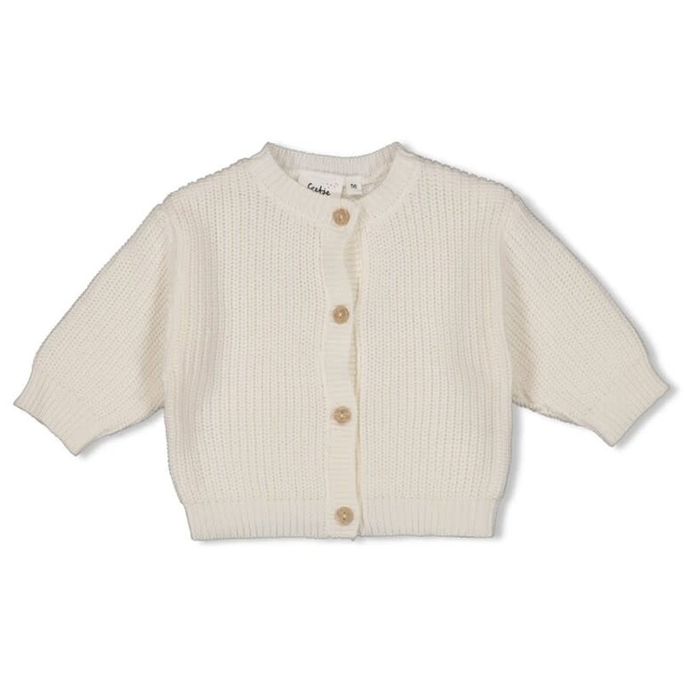 Feetje Feetje - vestje gebreid offwhite