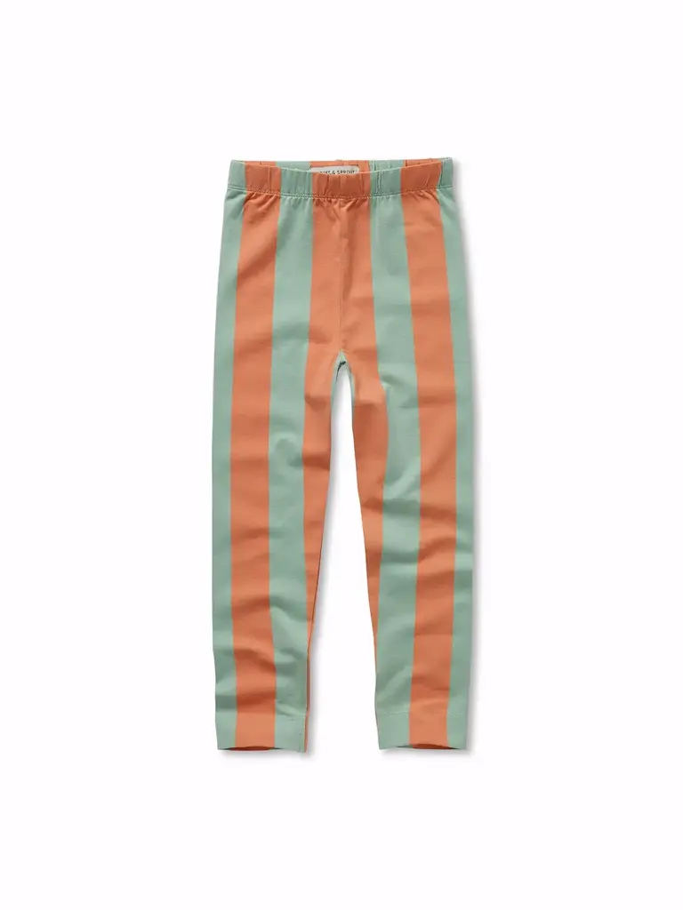 Sproet & Sprout Sproet&Sprout - leg block stripe silt green