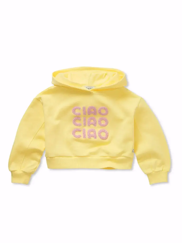 Sproet & Sprout Sproet&Sprout - boxy hoodie pastel yellow