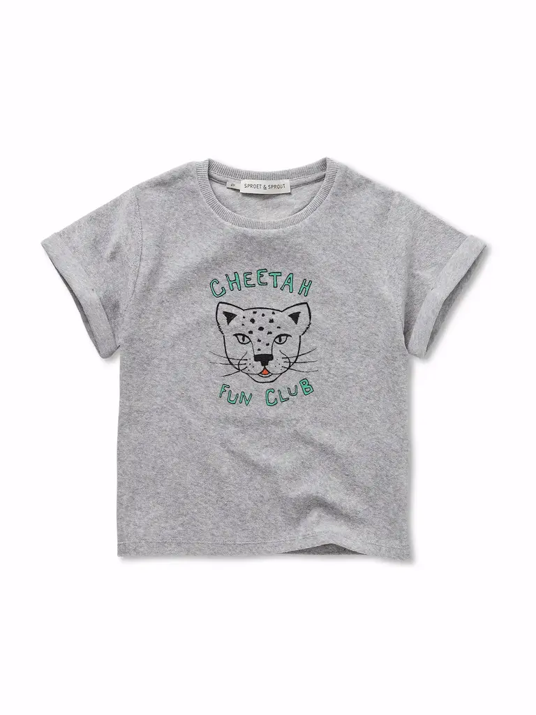 Sproet & Sprout Sproet&Sprout - terry shirt cheetah