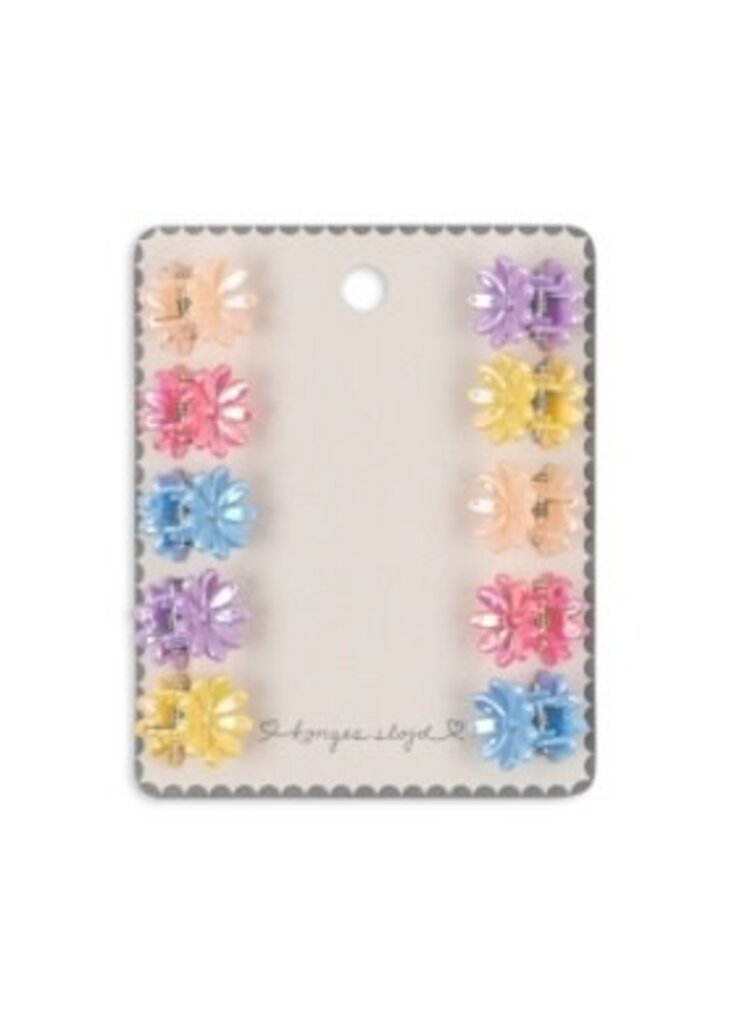 Konges Sløjd 10 PACK MINI FLOWER HAIR CLAWS