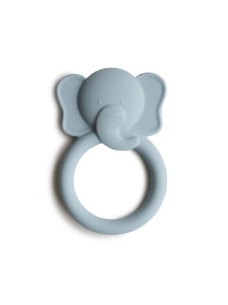 Mushie MUSHIE - TEETHER ELEPHANT - CLOUD