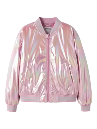 Name It Name it - Metallic rose  bomber jacket kids