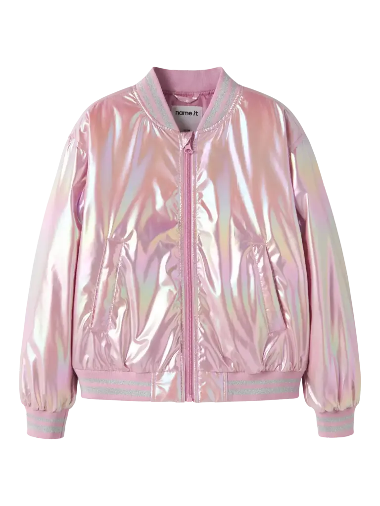 Name It Name it - Metallic rose  bomber jacket kids