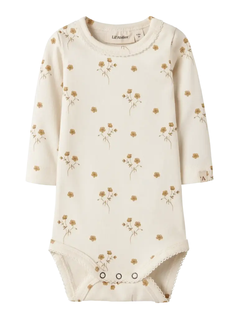 Lil' Atelier Lil atelier - Layo romper FLOWER YELLOW