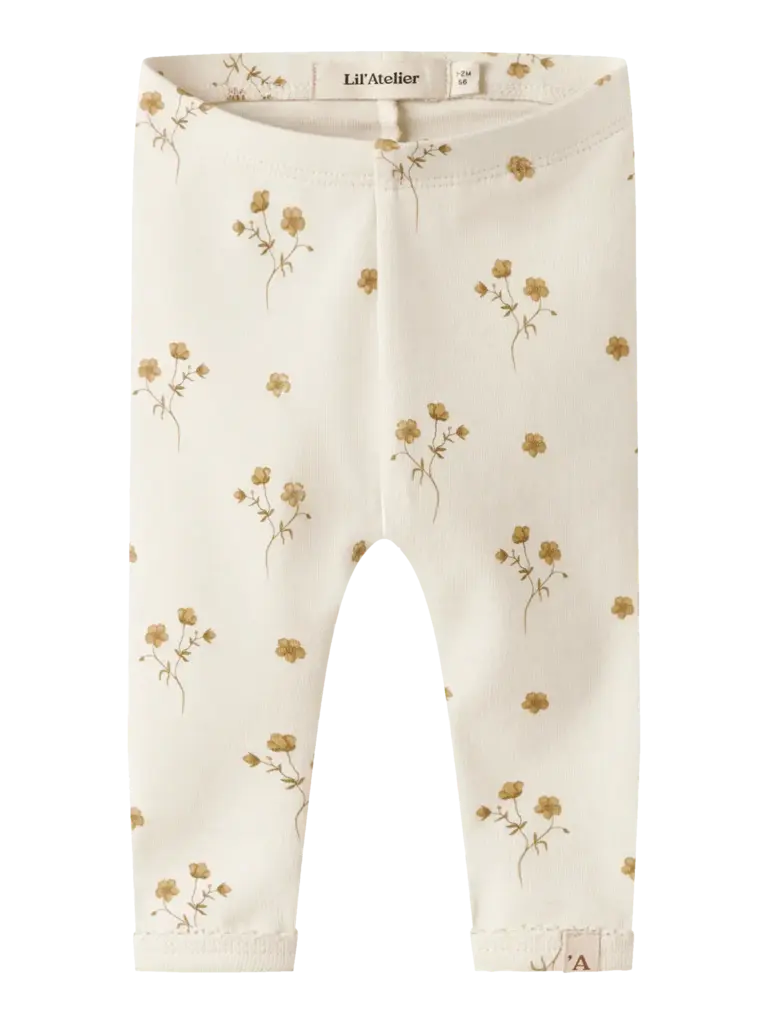 Lil' Atelier Lil atelier Legging flower yellow