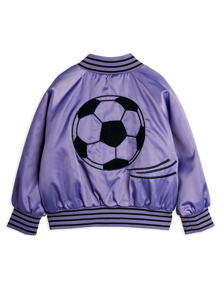 mini rodini Mini rodini -Soccerball chenille satin bsb jacket
