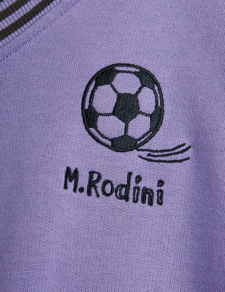 mini rodini Mini rodini -Football emb sweatshirt  purple