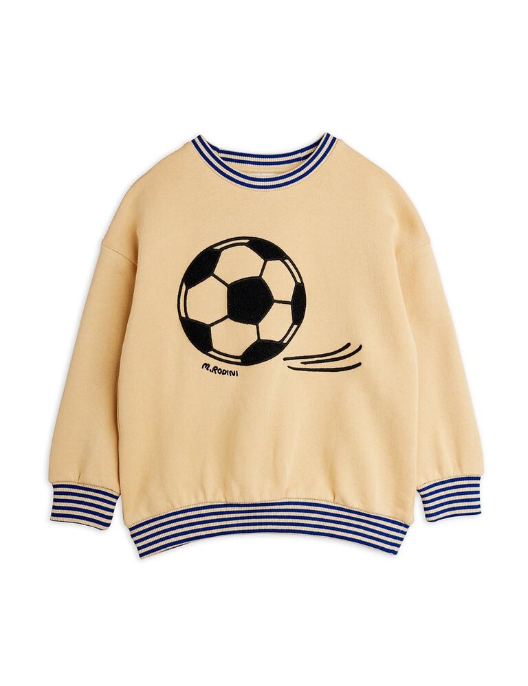 mini rodini Mini rodini -Football emb sweatshirt beige