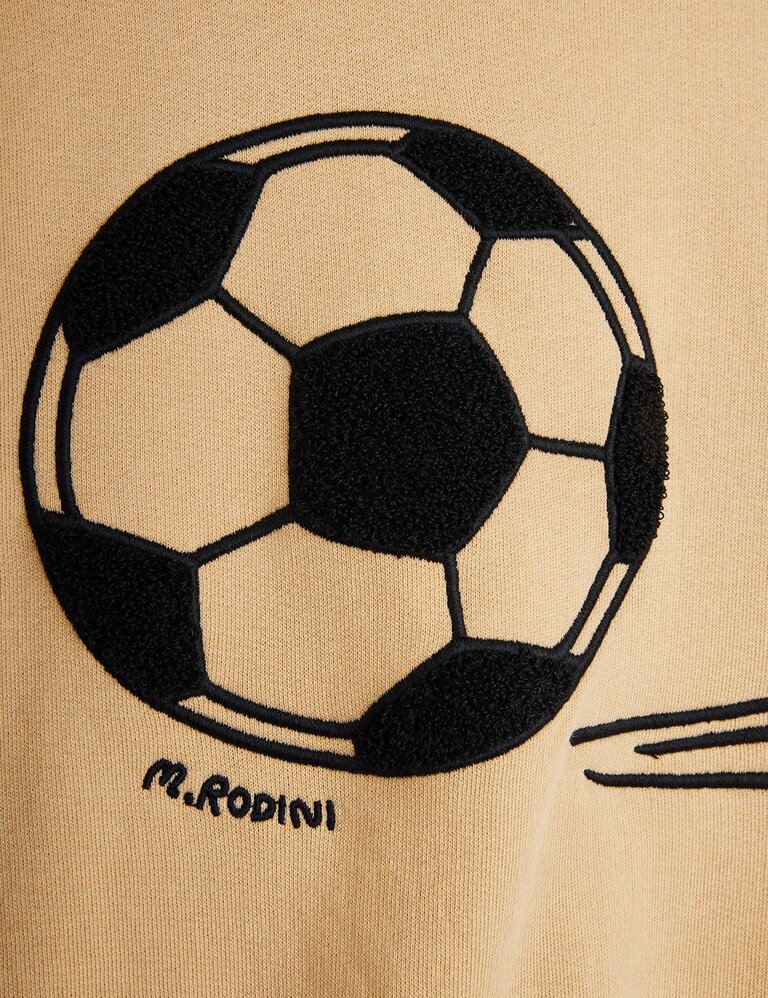 mini rodini Mini rodini -Football emb sweatshirt beige