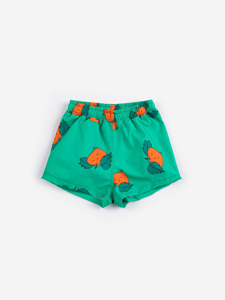 Bobo Choses Bobo Choses -Tangerine all over swim trunks