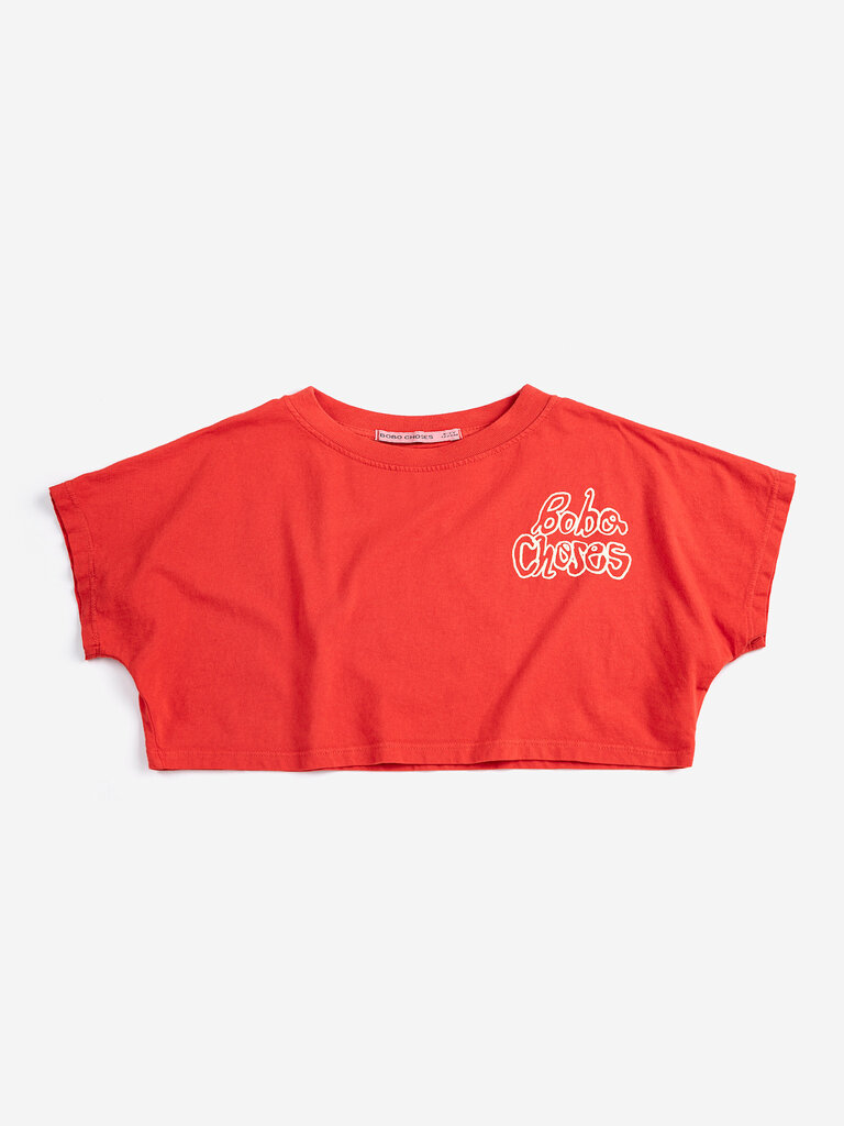 Bobo Choses Bobo choses -By Hand cropped T-shirt