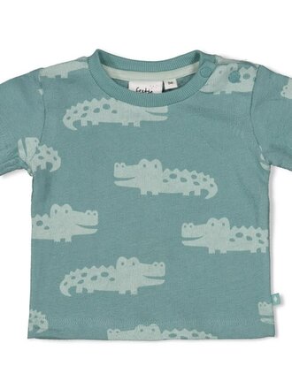 Feetje Feetje - t-shirt AOP krokodil