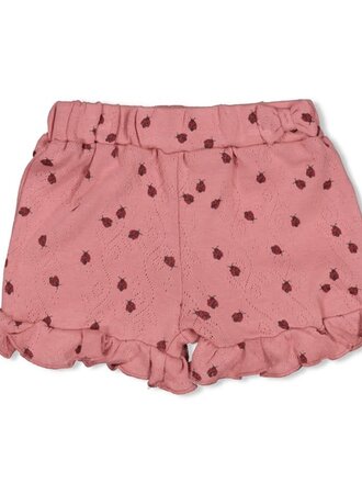 Feetje Feetje - short roze ladybug